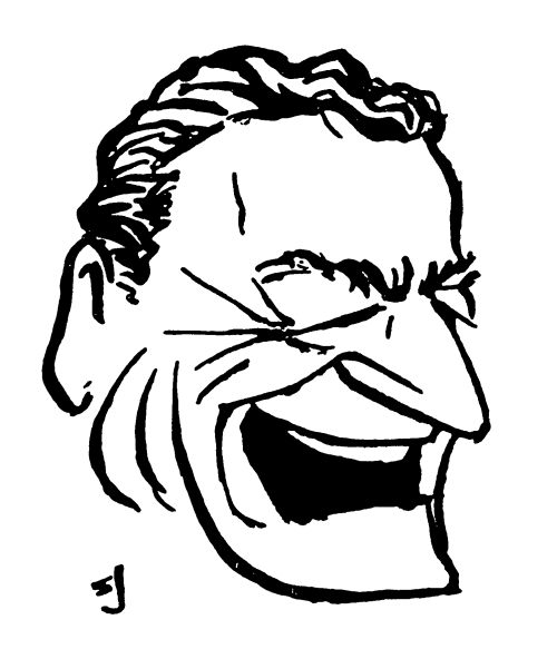«Знаменитая улыбка Нельсона Рокфеллера». Шарж из «Уоркер».