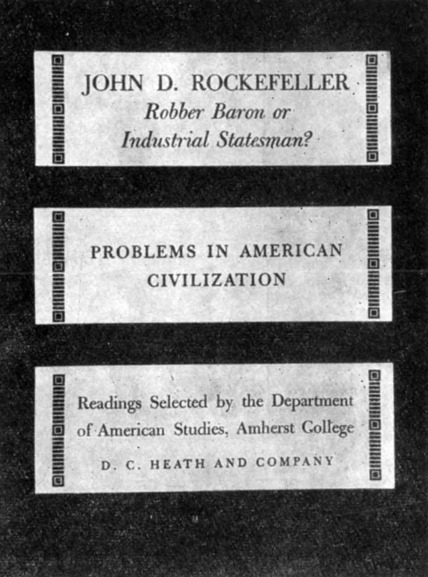 «Джон Д. Рокфеллер. Барон-разбойник или капитан индустрии?». Обложка книги.